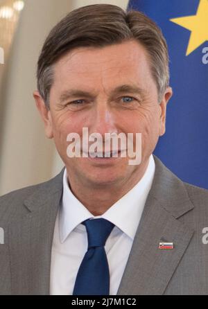 BORUT PAHOR Premierminister von Slowenien im September 2019. Foto: Lettischer Gouverneur Flicker Stockfoto