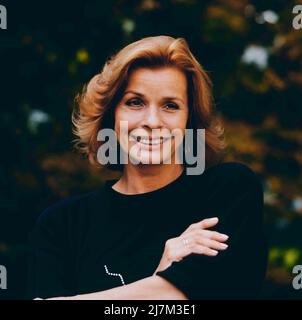 Senta Berger, österreichisch-deutsche Schauspielerin, Filmschauspielerin, TV Serienstar, Deutschland, 1989. Senta Berger, österreichisch-deutsche Schauspielerin, Filmschauspielerin, TV-Serienstar, Deutschland, 1989. Stockfoto