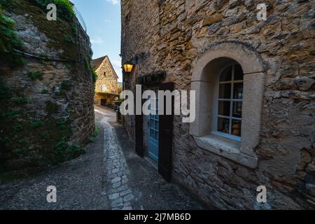 Beynac-et-Cazenac ist ein Dorf im Département Dordogne im Südwesten Frankreichs. In der Gemeinde befindet sich das mittelalterliche Chateau de Beynac. Stockfoto