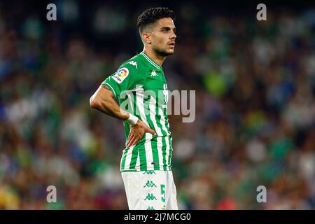 Marc Bartra von Real Betis während des La Liga-Spiels zwischen Real Betis und dem FC Barcelona spielte am 7. Mai 2022 im Benito Villamarin Stadion in Sevilla, Spanien. (Foto von Antonio Pozo / PRESSINPHOTO) Stockfoto