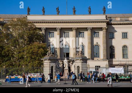 Deutschland, Berlin - die Humboldt-Universität zu Berlin ist eine Universität im zentralen Bezirk Mitte in Berlin. Es wurde von Frederick WI gegründet Stockfoto