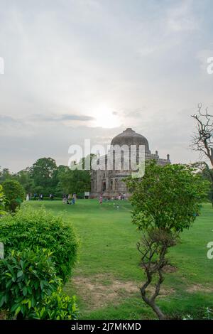 Gebäude in Lodhi Garten bekannt als Shish Gumbad. Stockfoto