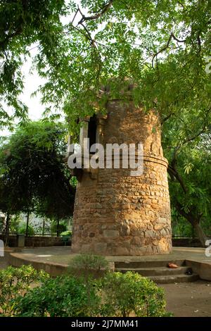 Alter Turm im Lodhi Garten. Stockfoto