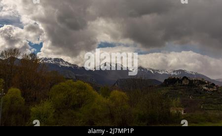 Castel San Vincenzo, Isernia, Molise Stockfoto