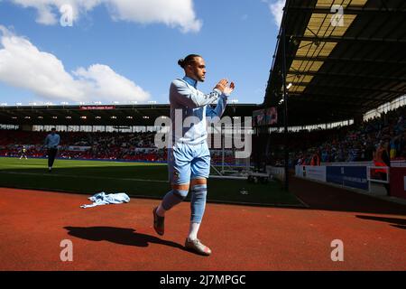 Jodi Jones von Coventry City während des Sky Bet Championship-Spiels im bet365 Stadium, Stoke-on-Trent. Bilddatum: Samstag, 7. Mai 2022. Stockfoto