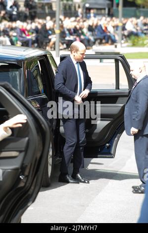 Nicht exklusiv: Duke of Cambridge, Herzogin von Cambridge, nimmt an der Eröffnung des Glade of Light Memorial Teil. Manchester, das Denkmal erinnert an die Stockfoto