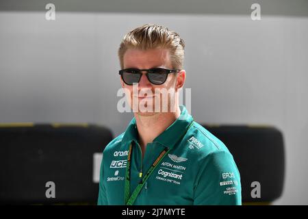 Miami, Vereinigte Staaten. 08.. Mai 2022. 05/08/2022, Miami International Autodrome, Miami, FORMEL 1 CRYPTO.COM MIAMI GRAND PRIX, im Bild Nico Hulckenberg Credit: dpa/Alamy Live News Stockfoto