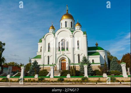 Kirche der Geburt Christi in Tiraspol, der Hauptstadt der selbsterklärten Republik Transnistrien. Moldawien Stockfoto