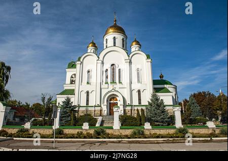 Die Geburtskirche in Tiraspol, der Hauptstadt der selbsterklärten Republik Transnistrien. Moldawien Stockfoto