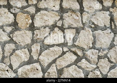Textur der Steinwand. Abstrakter Hintergrund Stockfoto