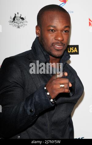 LOS ANGELES - JAN 11: Timomatic bei der G'Day USA Los Angeles Black Tie Gala 2014 im JW Marriott Hotel in L.A. LIVE am 11. Januar 2014 in Los Angeles, CA Stockfoto