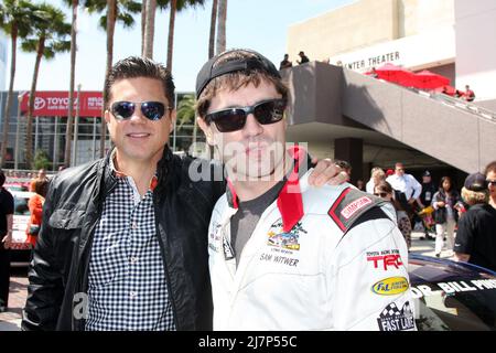 LOS ANGELES - APR 12: Sam Witwer, Gast beim Long Beach Grand Prix Pro/Proy Race Day auf dem Long Beach Grand Prix Race Circuit am 12. April 2014 in Long Beach, CA Stockfoto