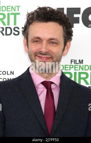 LOS ANGELES - MAR 1: Michael Sheen bei den Film Independent Spirit Awards im Tent on the Beach am 1. März 2014 in Santa Monica, CA Stockfoto