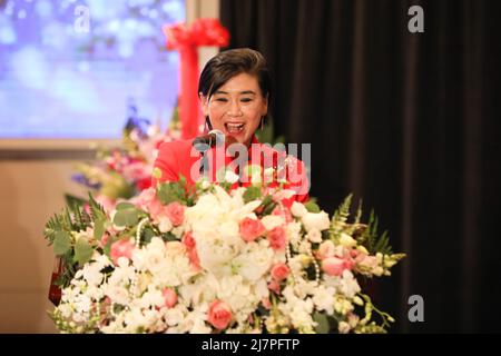 San Gabriel, Kalifornien, USA. 6.. Mai 2022. Die Kongressabgeordnete Judy Chu spricht bei der jährlichen Muttertagsgala des Jinguo-Komitees im San Gabriel Sheraton Hotel in San Gabriel, Kalifornien. Kredit: Sheri Determan Stockfoto