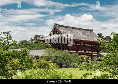 Mittleres Tor am Todai-ji Tempel in Naja, Japan Stockfoto