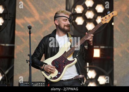 Turin, Italien. 10.. Mai 2022. Die Rockband Circus Mircus vertritt Georgia beim Eurovision Song Contest 2022. (Foto: Tonello Abozzi/Pacific Press) Quelle: Pacific Press Media Production Corp./Alamy Live News Stockfoto