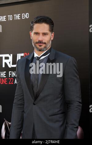 LOS ANGELES - 17. JUNI: Joe Manganiello bei der Premiere der HBO-Staffel „True Blood“ 7 im TCL Chinese Theatre am 17. Juni 2014 in Los Angeles, CA Stockfoto