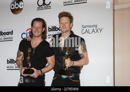 LAS VEGAS - MAI 18: Florida Georgia Line bei den Billboard Awards 2014 in der MGM Grand Garden Arena am 18. Mai 2014 in Las Vegas, NV Stockfoto