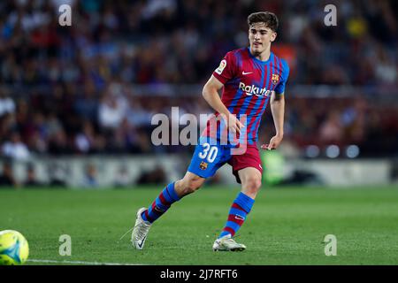 Barcelona, Spanien. Kredit: D. 10. Mai, 2022. Gavi (Barcelona) Fußball/Fußball : Spanisches 'La Liga Santander' Spiel zwischen dem FC Barcelona 3-1 RC Celta de Vigo im Camp Nou Stadion in Barcelona, Spanien. Quelle: D .Nakashima/AFLO/Alamy Live News Stockfoto