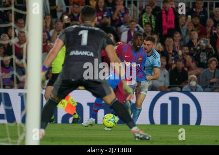 10.. Mai 2022, Nou Camp, Barcelona, Spanien: La Liga Football, FC Barcelona gegen Celta Vigo; Dembele FC von Barcelona Stockfoto