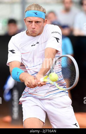 Rom, Italien: 10.. Mai 2022; Foro Italico, Rom, Italien: ATP Rome Italyan Open Tennis Turnier; Alejandro Davidovich Fokina (Esp) Kredit: Action Plus Sports Images/Alamy Live News Stockfoto