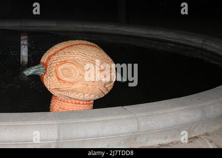 LOS ANGELES - Okt 4: Carved Pumpkins beim AUFSTIEG der Jack O'Lanterns in Descanso Gardens am 4. Oktober 2014 in La Canada Flintridge, CA Stockfoto