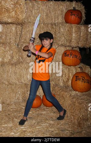 LOS ANGELES - Okt 4: Chloe Noelle beim AUFSTIEG der Jack O'Lanterns in Descanso Gardens am 4. Oktober 2014 in La Canada Flintridge, CA Stockfoto