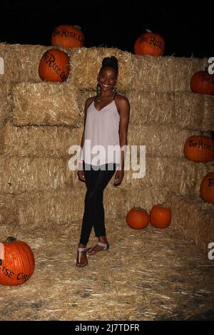 LOS ANGELES - Okt 4: Erica Ash beim AUFSTIEG der Jack O'Lanterns in Descanso Gardens am 4. Oktober 2014 in La Canada Flintridge, CA Stockfoto