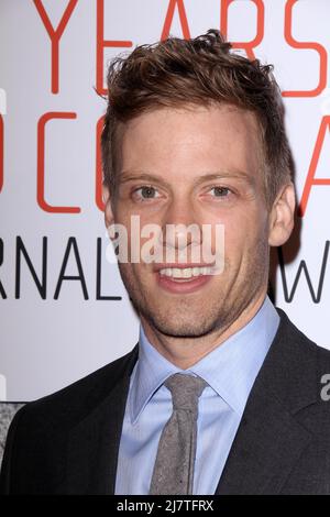 LOS ANGELES - Okt 28: Barrett Foa bei den Courage in Journalism Awards 25. im Beverly Hilton Hotel am 28. Oktober 2014 in Beverly Hills, CA Stockfoto