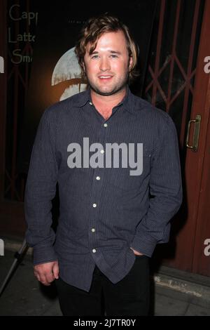 LOS ANGELES - SEP 16: Haley Joel Osment bei der 'Tusk' Los Angeles Premiere im Vista Theater am 16. September 2014 in Los Angeles, CA Stockfoto