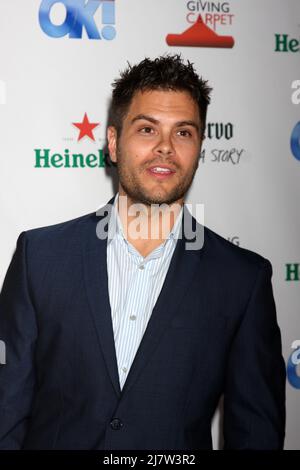 LOS ANGELES - 21. AUGUST: Erik Valdez im OK! TV Awards Party im Sofiitel L.A. am 21. August 2014 in West Hollywood, CA Stockfoto