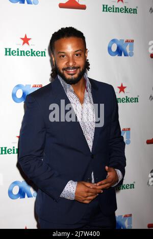 LOS ANGELES - 21. AUGUST: Brandon Jay McLaren im OK! TV Awards Party im Sofiitel L.A. am 21. August 2014 in West Hollywood, CA Stockfoto