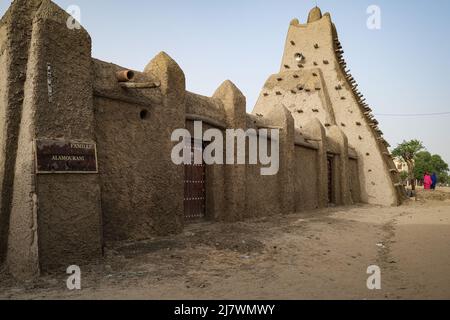 Nicolas Remene / Le Pictorium - die Sankore Moschee in Timbuktu. - 27/9/2021 - Mali / Timbuktu / Timbuktu - Blick auf das Minarett des Sankore Mo Stockfoto