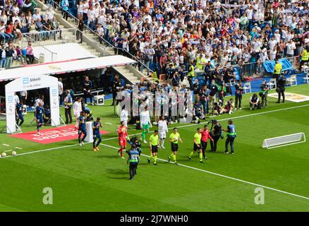 Marcelo führt vor dem Spiel Real Madrid gegen Espanyol Entscheidungsspiel für Real Madrid zum 35.-mal in der Saison 2022/23 Liga-Meister zu werden Stockfoto