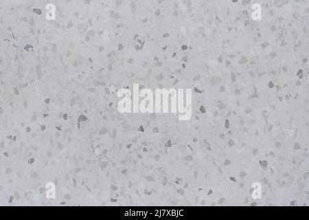 Terrazzo Beton Textur Hintergrund. Mosaikoberfläche aus grauem Stein. Hochwertige Fotos Stockfoto