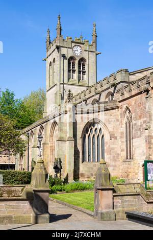 Derby St. Peter's Church oder St. Peter's in der City Church of England Pfarrkirche St. Peter's Churchyard Derby City Centre Derbyshire England UK Stockfoto