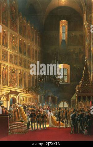 Annointing von Alexander II Stockfoto