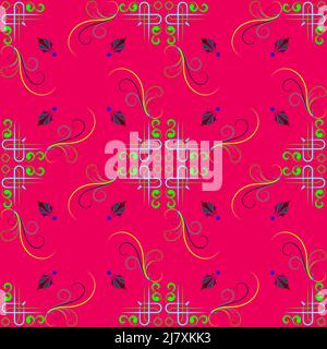 Mustermuster für Stoffe, Innenräume, Keramik und Möbel im arabischen Stil. Probe traditionelle Ornamente der Völker und Länder Asiens, Stock Vektor