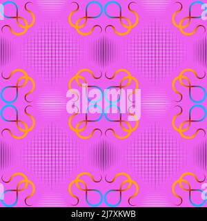 Mustermuster für Stoffe, Innenräume, Keramik und Möbel im arabischen Stil. Probe traditionelle Ornamente der Völker und Länder Asiens, Stock Vektor