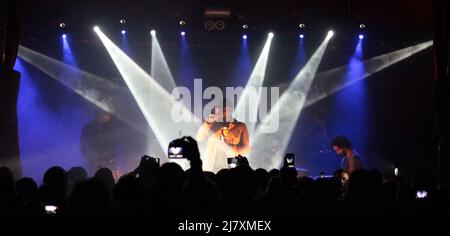 Kery James en concert au Cabaret Sauvage à Paris La Villette Stockfoto