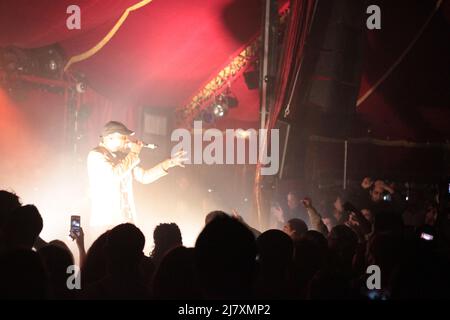 Kery James en concert au Cabaret Sauvage à Paris La Villette Stockfoto