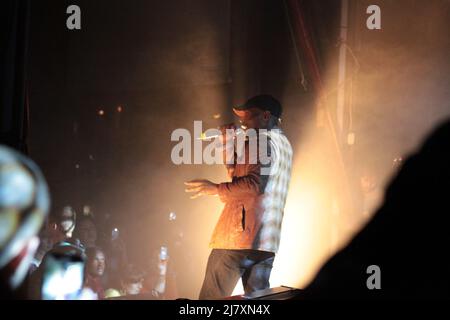 Kery James en concert au Cabaret Sauvage à Paris La Villette Stockfoto