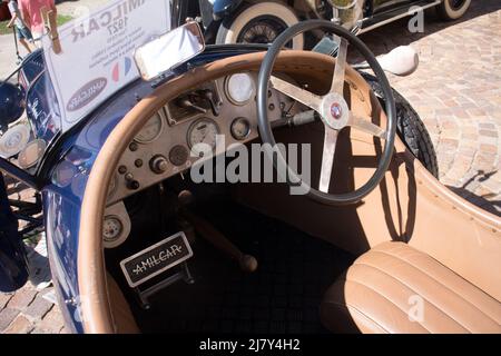 Oldtimer-Ausstellung in Praz-sur-Arly : AMILCAR CGSS 1927 - 1100 Cm3,37 PS, Stockfoto