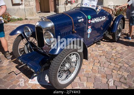 Oldtimer-Ausstellung in Praz-sur-Arly : AMILCAR CGSS 1927 - 1100 Cm3,37 PS, Stockfoto