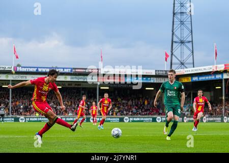 Deventer - Mats Deijl von Schieß los. Eagles während des Spiels zwischen Schieß los. Eagles gegen Feyenoord bei De Adelaarshorst am 11. Mai 2022 in Deventer, Niederlande. (Box zu Box Pictures/Tom Bode) Stockfoto