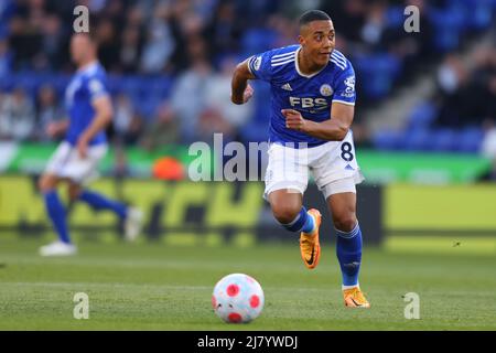 King Power, Leicester, Leicestershire, Großbritannien. 11.. Mai 2022. Premier League Football, Leicester City versus Norwich; Youri Tielemans of Leicester City Kredit: Action Plus Sports/Alamy Live News Stockfoto