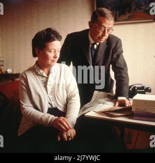 Simone de Beauvoir und Jean-Paul Sartre Stockfoto