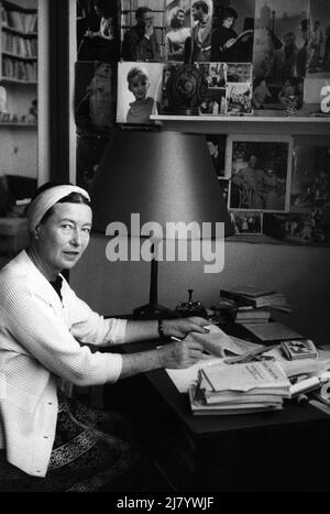 Simone de Beauvoir, 1958 Stockfoto