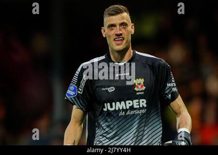 Deventer - Schieß los.-Adler-Torwart Andries Noppert während des Spiels zwischen Schieß los. Eagles gegen Feyenoord am 11. Mai 2022 in De Adelaarshorst in Deventer, Niederlande. (Box zu Box Pictures/Tom Bode) Stockfoto