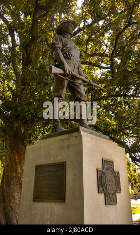 Denkmal für spanisch-amerikanische Kriegsveteranen in Columbia South Carolina Stockfoto